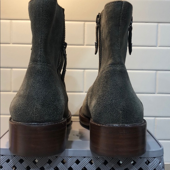 Trask women’s moto booties gray - NEW - Picture 2 of 8